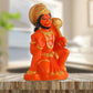 Orange Hanuman Ji Murti Statue Idol for Pooja Car Dashboard Homer Temple ( 3 Inch Murti ,Polyresin )