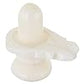 HaridwarDivine White Marble Shivling, Oval Shape, Stone Made, Size  3inch and 100g, Pack of 1 White Marble Shivling in Box