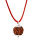 HaridwarDivine 6 Mukhi Rudraksha Pendant Six Faced Nepali Rudraksh Bead Pendant Original & Certified Pendant