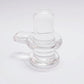 Crystal Sphatik  Shivling Statue, Holy Spiritual Crystal  Shivling for Puja, Office, Home Décor (4.5cm)