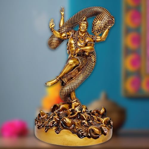 Mystical Shiva | Home Decor Item | 3D Printed | Dancing Shiva Murti | Lord Shiva Idol for Home Decor | 9 Inches | 1 Piece