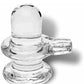 Crystal Sphatik  Shivling Statue, Holy Spiritual Crystal  Shivling for Puja, Office, Home Décor (4.5cm)