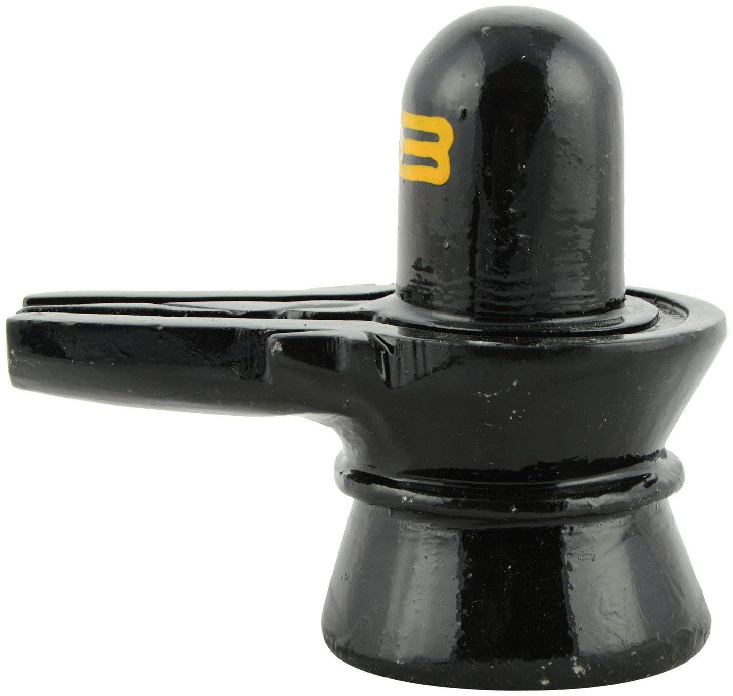 HaridwarDivine Tilak Marble Shivling Stone Shivlinga | Black Shivling Idol Shiva Lingam for Home Puja,