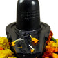 HaridwarDivine Marble Shivling Idol || Lord Shiva Shivalingam 4.5 Inch || Black Stone Shivling for Home Pooja Shivratri Saawan Worship - 500 Gram Medium Size (Marble, Black)