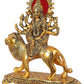 Metal Durga Maa Sherawali Maa Murti for Pooja Room  for Home and Office   Temple Deocrative Showpieces